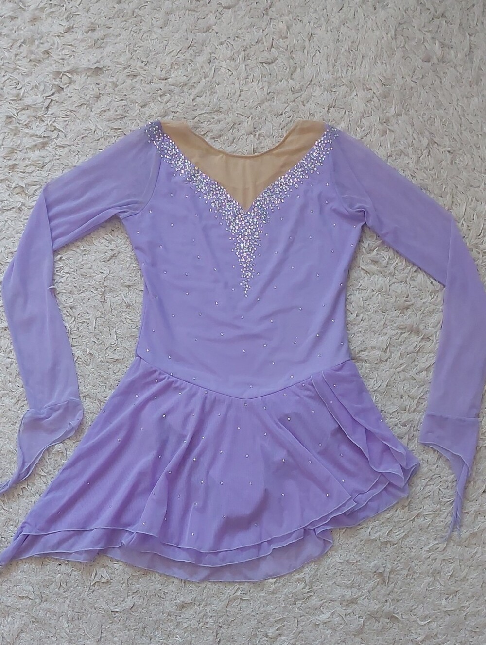Lilac Women's Ice Skating Dress